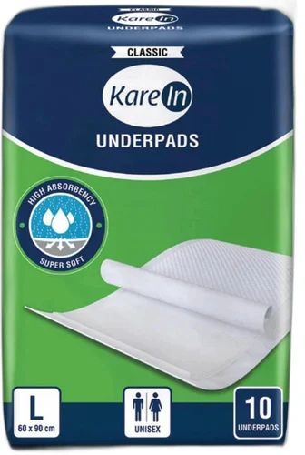 White Kare In Disposable Cotton Adult Underpads