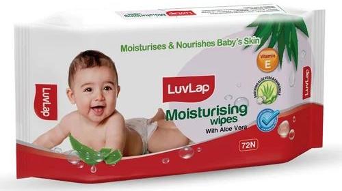 LuvLap Cotton Baby Moisturizing Wipes, Size : 20x20cm