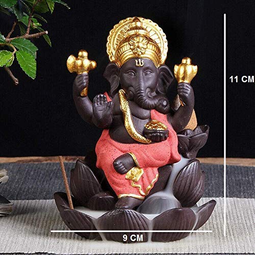 Wood Ganesha Smoke Fountain, Style : Sand Art