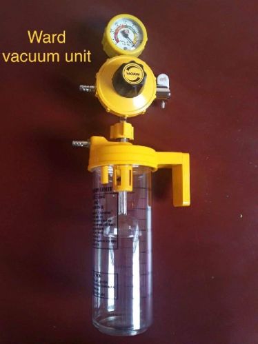 Round Semi-Automatic ABS Ward Vacuum Unit, For Clinical, Hospital, Veterinary, Feature : High Quality