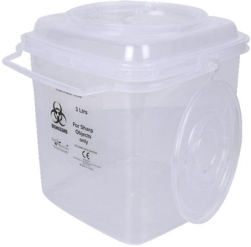 Virgin PPCP 3L Sharps Disposal Container