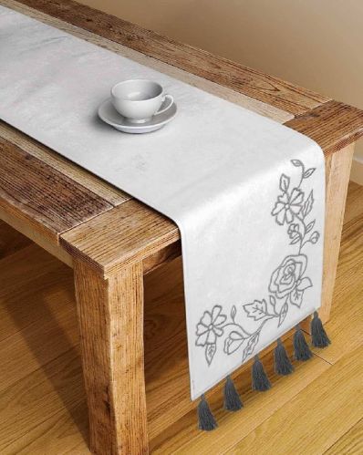 Plain Table Runner, Size : 15x17Inch