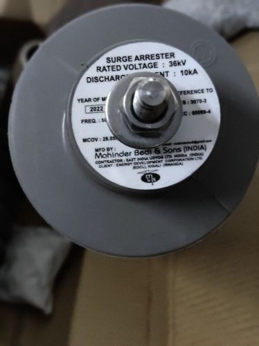 33 KV 10 KA Silicon Type Surge Arrestors..as Per IS and IEC Standards..