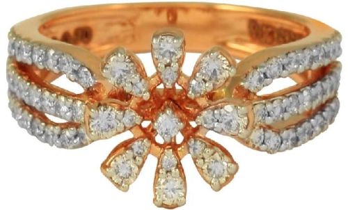 Floral Diamond Ring For Girls, Feature : Durable, Fine Finishing, Good Quality, Light Weight, Perfect Shape