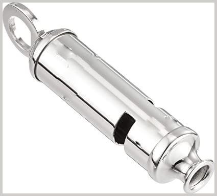 Polished Metropolitan Brass Whistle, Size : 3mmx80mm