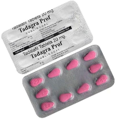 Tadagra Prof 20mg Sublingual Tablets, Type Of Medicines : Allopathic