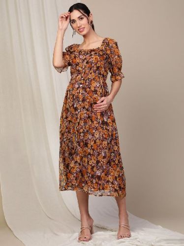 Floral Pregnancy Dress