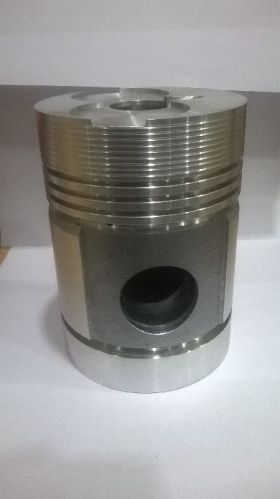 Polished Mild Steel Andoria Engine Piston, Shape : Round