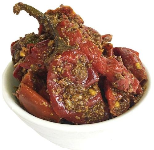 Red Chilli Pickle, For Restaurant, Hotel, Home, Taste : Spicy