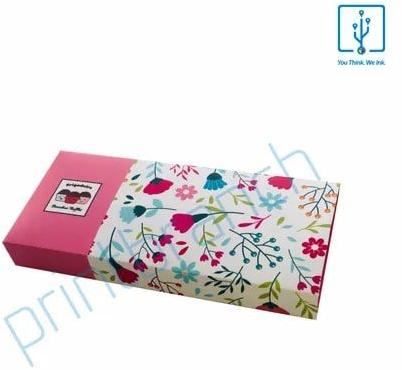 Printbranch Printed Paper Matte Varinshed Chocolate Packaging Box, Size : 8x2x5 Inch