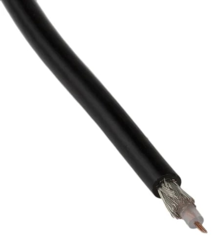 Black RG 174 Cable, For Industrial, Audio, Video