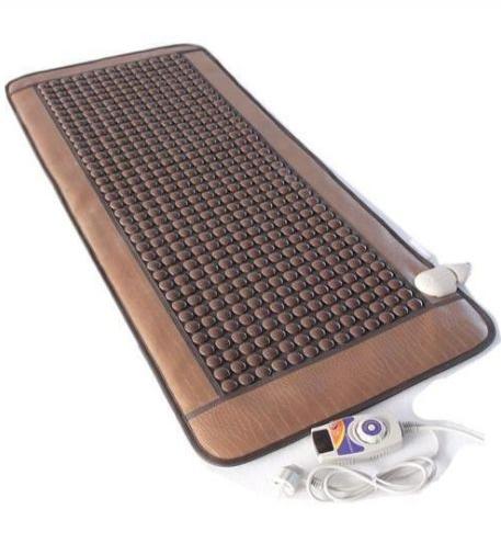 Square Tourmaline Jade Stone Mat, For Personal, Size : 3 Feet