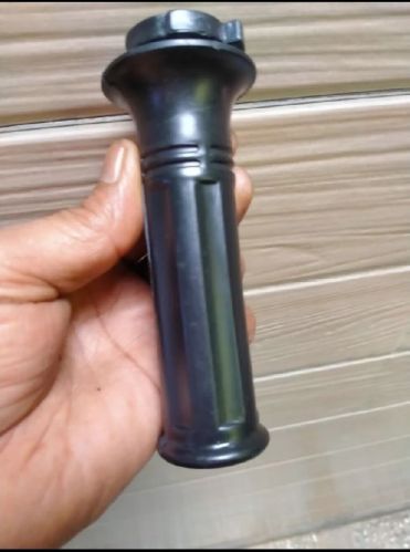 PVC Bajaj Platina Handle Grip, Color : Black