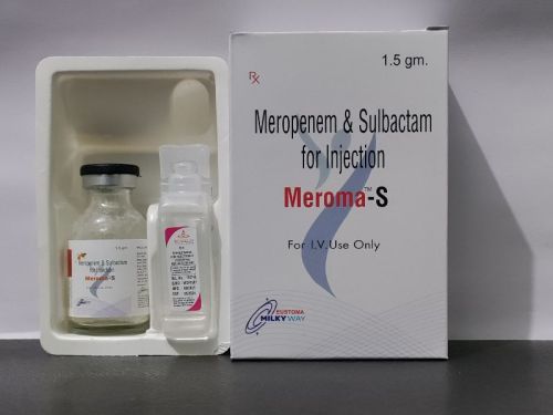 Meropenem Sulbactum Injection, Packaging Type : Glass Bottles, Plastic Bottles