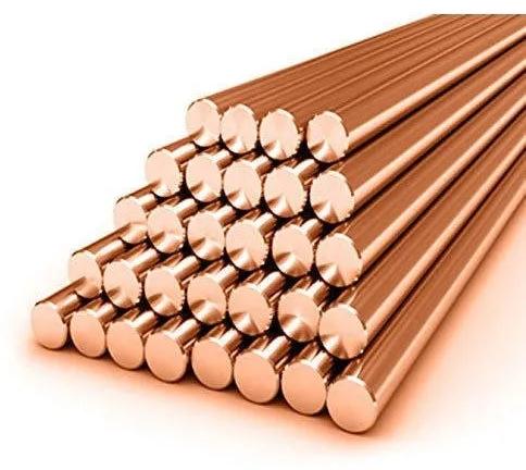 Polished Copper Round Rod, Feature : Corrosion Proof, Perfect Shape