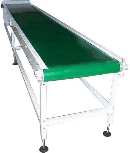 Polished Electric Stainless Steel PVC Belt Conveyor System, Packaging Type : Carton Box