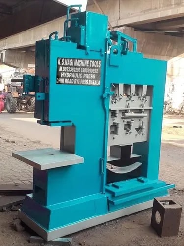 Mild Steel 50 Hz Industrial Hydraulic Press Machine, Capacity : 100 Ton
