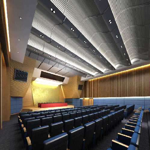 Coated Auditorium Interior Designing Services, Size : Standard