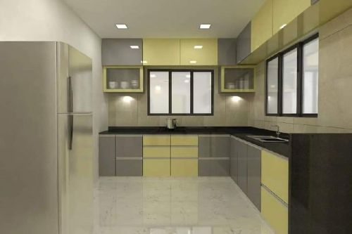 Ply Wood Kitchen Interior Designing Services, Style : Modern