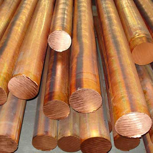 Round Copper Rods, Color : Brown