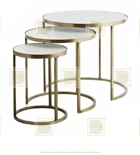 Marble Nest Coffee Table Set, For Home, Hotel, Office, Size : Medium, Large/Medium/Small