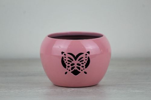 Iron Printed Power Coated PLANTER WITH BUTTERFLY, Portable Style : Standing