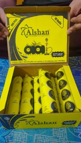 Alshan Premium Polo Charcoal Briquettes, For High Heating, Steaming, Purity : 99%