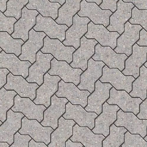 Cement Cross Dumble Paver Block, For Flooring, Size : 10x12inch