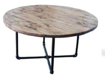 Round Polished DI-0011 Coffee Table, For Hotel, Home, Size : 33x33x18 Inch
