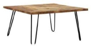 Square Polished DI-0015 Coffee Table, For Hotel, Home, Size : 24x24x18 Inch