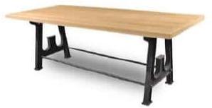 Polished DI-0211 Dining Table, For Hotel, Home, Color : Brown