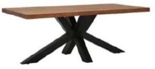 Polished DI-0226 Dining Table, For Hotel, Home, Color : Brown