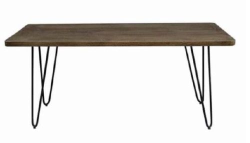 Polished DI-0227 Dining Table, For Hotel, Home, Color : Brown
