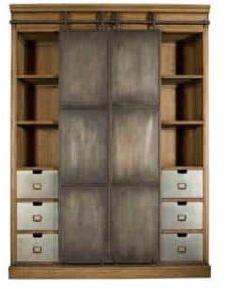 Polished Iron DI-0308 Book Rack, Size : 48x14x70 Inch