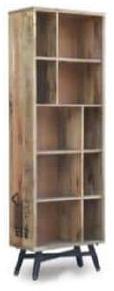 Polished Iron DI-0309 Book Rack, Size : 18x14x70 Inch