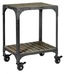 Square DI-0403 Bedside Table, For Hotel, Home, Pattern : Plain