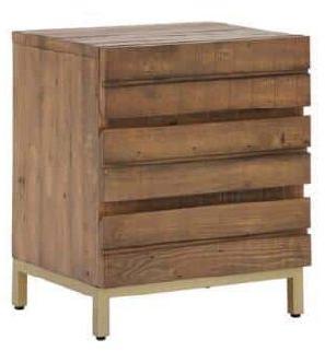 Square Wooden DI-0413 Bedside Table, For Hotel, Home, Pattern : Plain