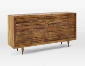 Wooden Polished DI-0513 Sideboard Cabinet, Color : Brown