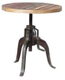 Plain DI-0606 Bar Table, Size : 15x15x18 Inch