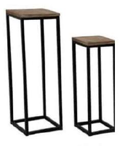 Polished Plain DI-0704 Nesting Table Set, Shape : Rectangular