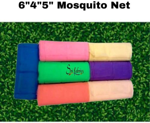 Sri Fabrics Square Mosquito Net, For Camping, Home, Military, Outdoor, Travel, Pattern : Plain