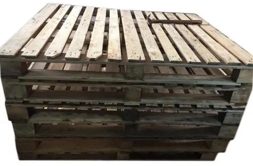 Four Way Wooden Pallet, Shape : Rectangular