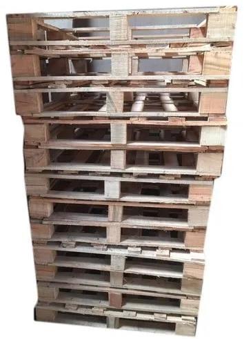 Non Polished Industrial Wooden Pallet, For Transportation