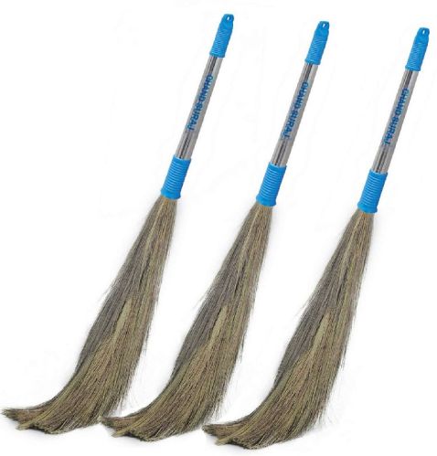 Natural Grass Broom, Feature : Easy Cleaning, Flexible