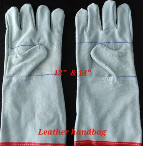 Plain Leather Gloves, Technics : Machine Made