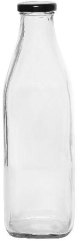 1000 ML SQUARE MILK BOTTLE, For MILKSHAKE JUICE, Capacity : 1l