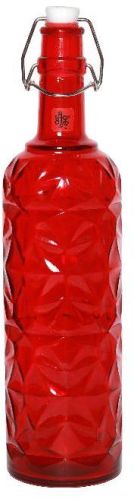 1200 ML CRESTAL FLOWER SWING TOP WATER BOTTLE