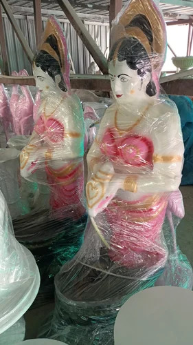 Polished Welcome Lady Statue, For Decoration, Feature : Complete Finishing, Perfect Shape