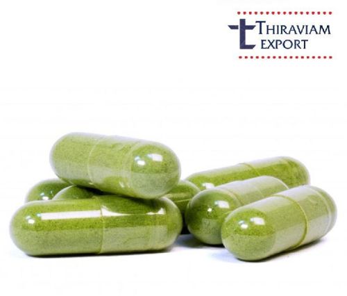 Moringa Capsules, Color : Green