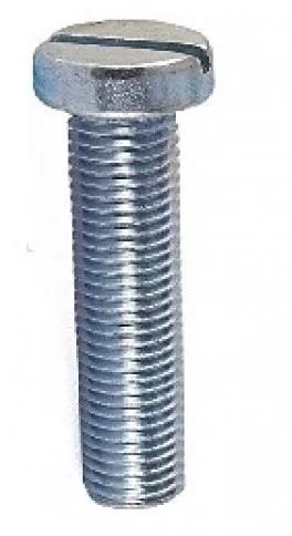 Mild Steel Cheese Head Machine Screw, Color : Silver